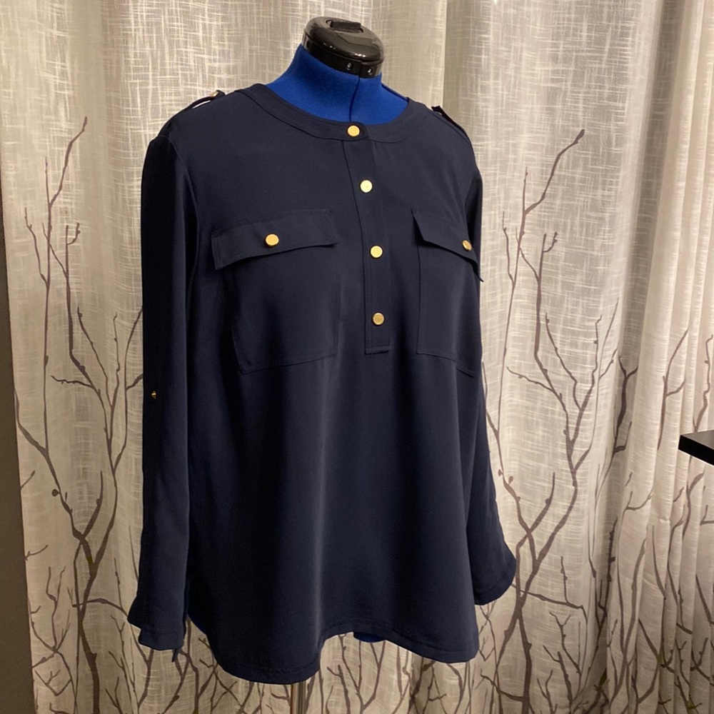 Navy Jones New York Top